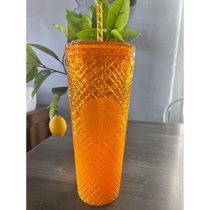 Jeweled studded mango 🥭 cold cup venti 24 oz